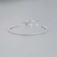 Sterling Silver Bracelets, 925 Sterling Silver, fashion jewelry & for woman, 15cm,20cm 