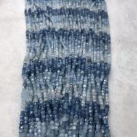 Аквамарин бисер, аквамарин, полированный, Народный стиль & DIY, beads length4-4.5mm, длина:Приблизительно 38-40 см, продается Strand