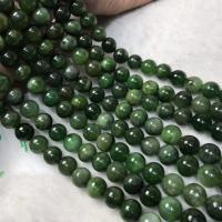 Perles de Pierre jade, Pierre de jaspe, Rond, poli, style folk & DIY & normes différentes pour le choix Environ 38-40 cm, Vendu par brin