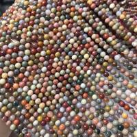 Agate Beads, Alexa Agate, Round, polished, folk style & DIY multi-colored Approx 38-40 cm [