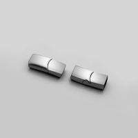 Rectangle Stainless Steel Magnetic Clasp, 304 Stainless Steel, polished, DIY original color 