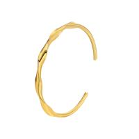 Brass Cuff Bangle, plated, fashion jewelry & for woman Inner Approx 55mm 