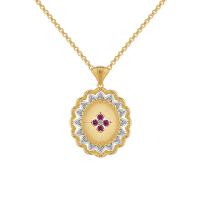 Cubic Zircon Micro Pave Brass Necklace, plated, fashion jewelry & micro pave cubic zirconia & for woman Approx 45-50 cm [