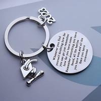 Stainless Steel Key Chain, 304 Stainless Steel, fashion jewelry, 30mm 