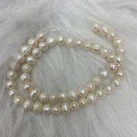 Potato Cultured Freshwater Pearl Beads, DIY, white, 6-7mm Approx 37 cm 