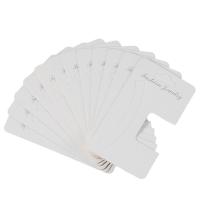 Hair Clip Display Card, Paper, Vacuum Ion Plating, other effects, white 