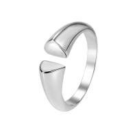 Sterling Silver Finger Ring, 925 Sterling Silver, plated, fashion jewelry & for woman US Ring 