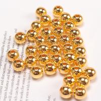 ABS Plastic Beads, Round, plated, DIY 