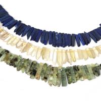 Single Gemstone Beads, Natural Stone, with Quartz, Stick, DIY 18-50mm Approx 38 cm, Approx 