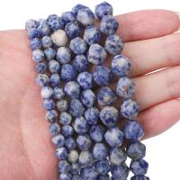 Sodalith Perlen, Sosalith, DIY & verschiedene Größen vorhanden & facettierte, blau, Bohrung:ca. 0.8mm, Länge:ca. 36 cm, verkauft von Strang