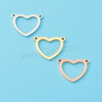 Titanium Steel Pendant, Heart, plated, fashion jewelry & DIY Approx 1.5mm 