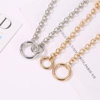 Zinc Alloy Necklace, Round, plated, fashion jewelry & for woman Approx 39.5 cm [