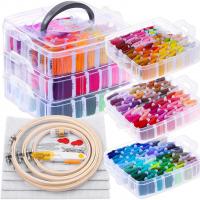 DIY Jewelry Finding Kit, Acrylic, with Cotton Thread & Iron, portable & Unisex 