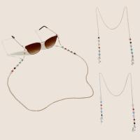 Messing Brillenkette, mit Kristall, Anti-Skidding & Multifunktions & für Frau, keine, Länge:ca. 70 cm, verkauft von PC