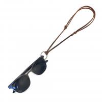 Cowhide Glasses Chain, with Zinc Alloy, Adjustable & anti-skidding & for man 4mm Approx 45 cm 