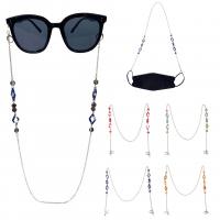 Brass Glasses Chain, with Acetate, anti-skidding & multifunctional & for woman Approx 77 cm 