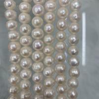Potato Cultured Freshwater Pearl Beads, DIY, white, 8-9mm Approx 37 cm 