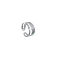 Zinc Alloy Finger Ring, high quality plated, fashion jewelry & for woman, silver color, 17mm 