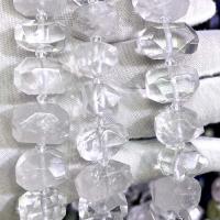 Natürliche klare Quarz Perlen, Klarer Quarz, DIY, klar, 13x18mm, Länge:ca. 39 cm, verkauft von Strang