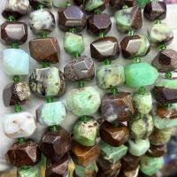 Einzelne Edelstein Perlen, Australien Jade, DIY, gemischte Farben, 13x18mm, Länge:ca. 39 cm, verkauft von Strang
