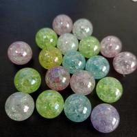 Perles se fissurer acryliques, Acrylique, Rond, DIY, plus de couleurs à choisir, 16mm, Vendu par sac
