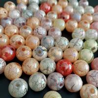 Perles acryliques plaquée, Acrylique, Rond, DIY, plus de couleurs à choisir, 14mm, Environ Vendu par sac