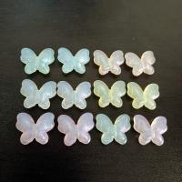 Miracle Acrylic Beads, Butterfly, DIY & luminated Approx 