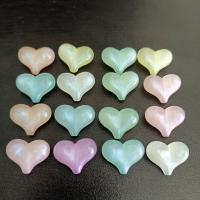 Miracle Acryl Perlen, Herz, DIY & glänzend, keine, 17x23mm, ca. 290PCs/Tasche, verkauft von Tasche