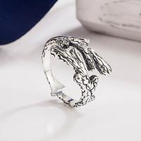 Sterling Silver Finger Ring, 925 Sterling Silver, Branch, Antique finish, fashion jewelry & Unisex, US Ring 