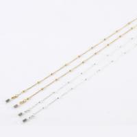 Brass Glasses Chain, plated, for woman Approx 72 cm [