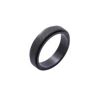 Titanium Steel Finger Ring, plated, Unisex [