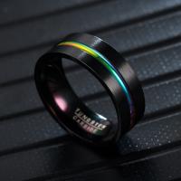 Titanium Steel Finger Ring, fashion jewelry & for man [