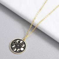 Brass Jewelry Necklace, with 5cm extender chain, fashion jewelry & for woman Approx 46 cm 
