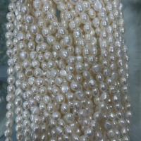 Perla Barroca Freshwater, Perlas cultivadas de agua dulce, Barroco, Bricolaje, Blanco, 10-11mm, longitud:aproximado 37 cm, Vendido por Sarta