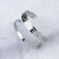 Titanium Steel Finger Ring, fashion jewelry & Unisex original color, 10mm [