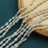 Barock kultivierten Süßwassersee Perlen, Natürliche kultivierte Süßwasserperlen, DIY & verschiedene Größen vorhanden, weiß, Länge:ca. 37-40 cm, verkauft von Strang[