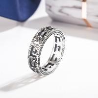 Стерлингового серебра кольцо, 925 пробы, ювелирные изделия моды & Мужская & разный размер для выбора & отверстие, 6mm, продается PC
