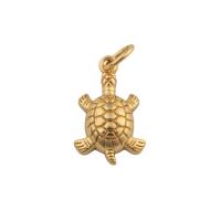 Brass Jewelry Pendants, Turtle, fashion jewelry & for woman, golden Approx 1mm 