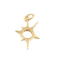 Brass Jewelry Pendants, fashion jewelry & for woman, golden Approx 0.5mm [