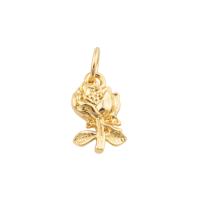 Brass Jewelry Pendants, fashion jewelry & for woman, golden Approx 1mm [