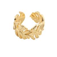 Палец кольцо-латунь, Латунь, ювелирные изделия моды & Женский, Золотой, продается PC