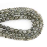 Perles en labradorite, Rond, DIY & normes différentes pour le choix Environ 38 cm, Vendu par brin