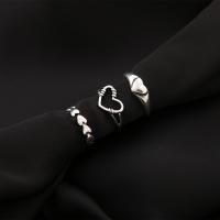 цинковый сплав Манжеты палец кольцо, Другое покрытие, три части & ювелирные изделия моды & разные стили для выбора & Женский, продается указан[