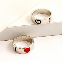Resin Zinc Alloy Finger Ring, with Resin, plated, three pieces & fashion jewelry & Unisex US Ring 