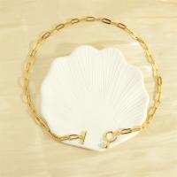 Brass Bracelets, plated, fashion jewelry & for woman, golden Approx 50 cm [