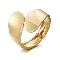 Zinc Alloy Cuff Bangle, plated, fashion jewelry & for woman, golden 