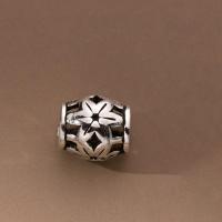 Sterling Silver Spacer Beads, 925 Sterling Silver, fashion jewelry & DIY, 6u00d76.5mm ,2.8mm 