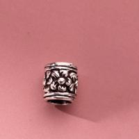 Sterling Silver Spacer Beads, 925 Sterling Silver, fashion jewelry & DIY, 5.5u00d75.5mm,3.5mm 