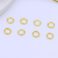 Brass Soldered Jump Ring, plated, DIY 