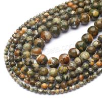 Kambaba Jasper Beads, Round, DIY Approx 1mm Approx 38 cm 